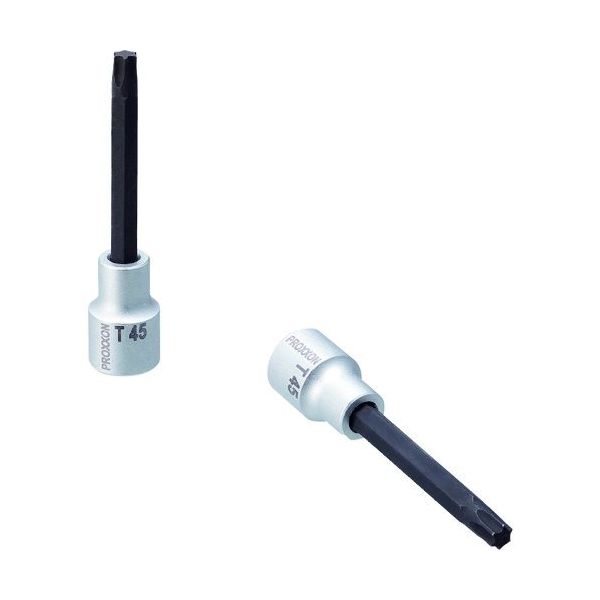 PROXーTECH PROXXON ロングトルクス[[R下]]ビットソケット1/2 T45 83496 1個 239-3225（直送品）