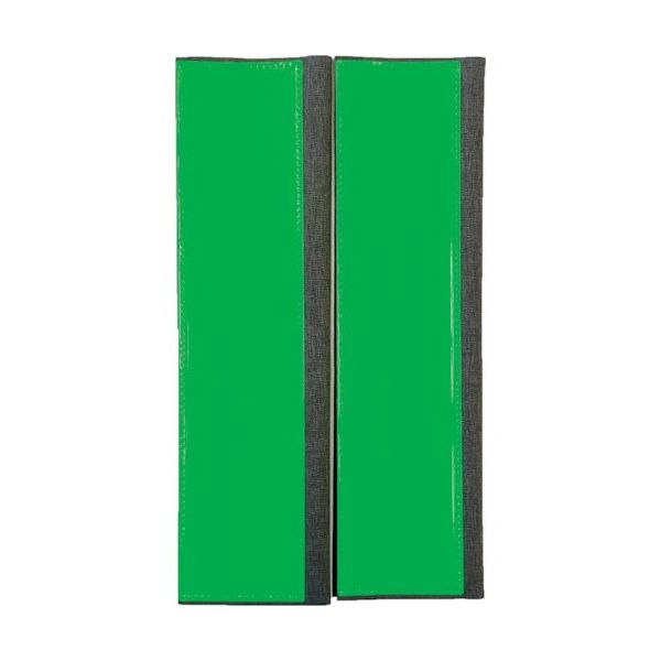 ミズケイ フルハーネス用反射ベルト 7cm幅 2枚入 緑 4100114 1組(2枚) 250-4625（直送品）