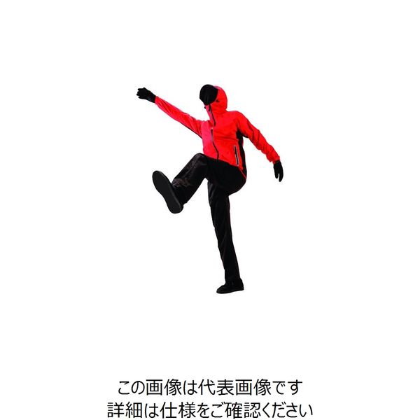 川西工業 川西 ストレッチレインスーツ レッド Mサイズ 3522R-M 1着 148-0573（直送品）