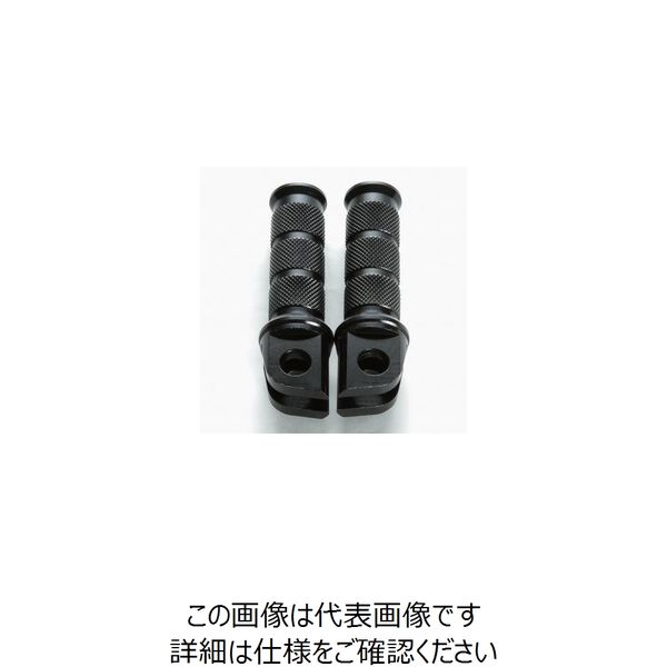 JP Moto-Mart NEW NRフロントステップペグ KAWASAKI用 オールブラック NNR240ALBK（直送品）