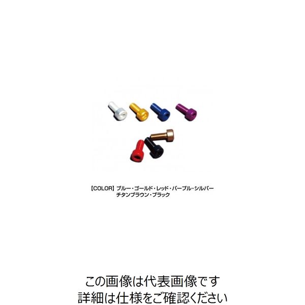 JP Moto-Mart タンクキャップボルトキット HONDA 9本用 レッド 1PC DBT001/2R（直送品）