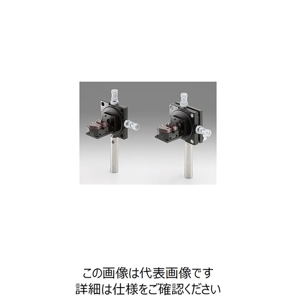 シグマ光機 小型芯出し光ファイバーホルダー 調整範囲 あおり:±2° MFHーFOPー2 1個 61-6996-52（直送品）