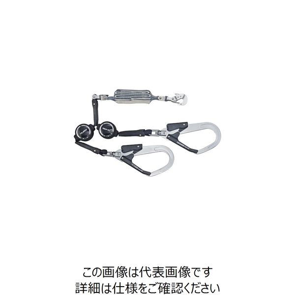 TJMデザイン タジマ ハーネス用ランヤード ER150 ダブル L2 125kg用 A3ER150-WL2-2 1本 244-3641（直送品）