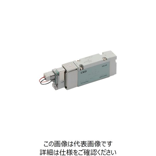 CKD 電磁弁 パイロット式5ポート弁 ベース配管 4GB319R-00-E2-3 1台(1個) 123-9433（直送品）