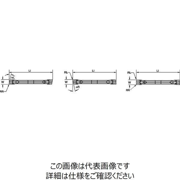WIDIA WMT ワイパー付き突っ切り用インサート(4169681) WMTC020L12CMW08 WU25PT 1セット(10個)（直送品） 20,772円
