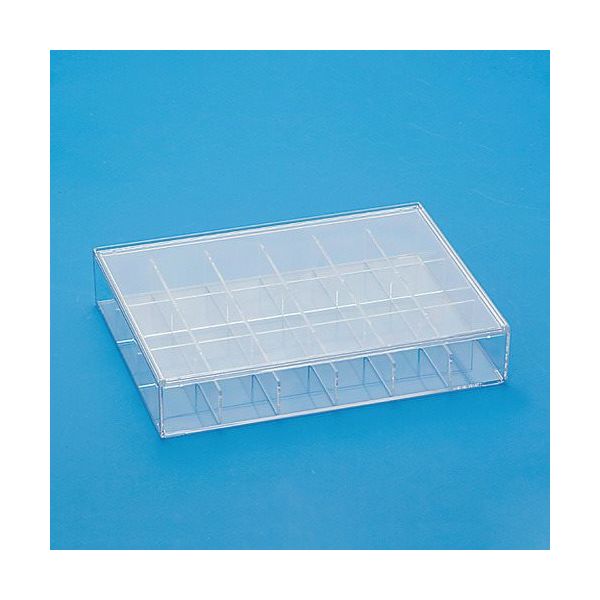 蝶プラ工業 蝶プラ ポリスチレンケース デスコBI 18 フタ付 691790 1個 135-5705（直送品）