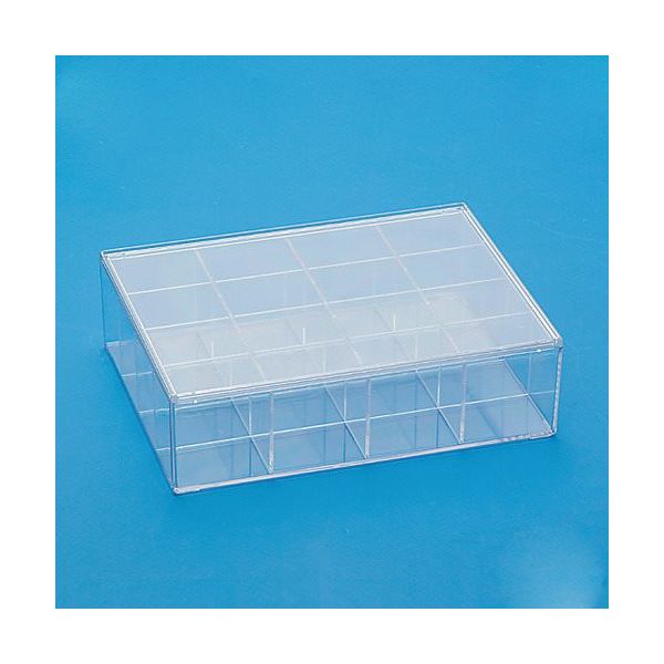 蝶プラ工業 蝶プラ ポリスチレンケース デスコBI 16 フタ付 691820 1個 135-7243（直送品）