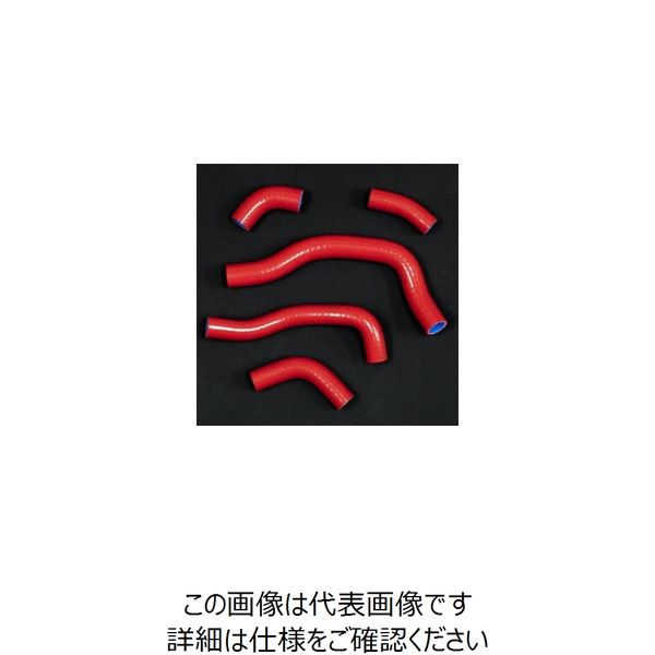 JP Moto-Mart シリコンラジエーターホースKIT CRF450R（06-08） レッド 1PC DSH111R（直送品）