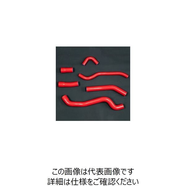 JP Moto-Mart シリコンラジエーターホースKIT FZ1（06-） レッド 1PC DSH205R（直送品）