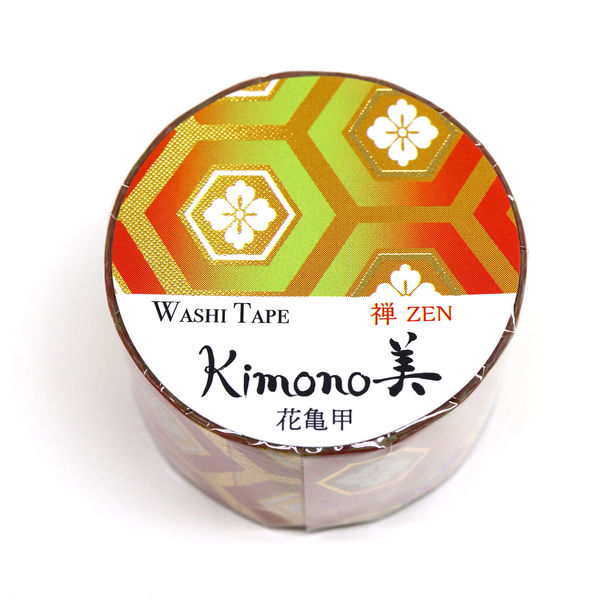 GR-3022 kimono美花亀甲 25mm×5m　1個 カミイソ産商（直送品）