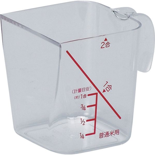 パール金属 計量カップ 米 2合用 量HAKARI 米計量カップ 347807 1個（直送品）