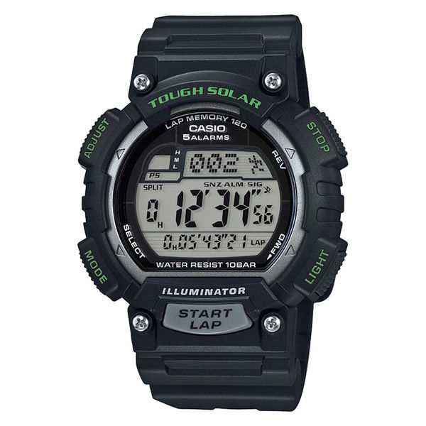 カシオ 腕時計 デジタル STL-S100H-1AJH 10気圧防水 ブラック 1個 - アスクル