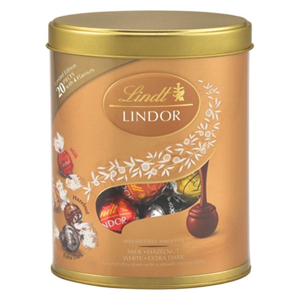 Lindt（リンツ） リンドール・アソートミニタンブラー20個入り 1袋 六甲バター チョコレート 輸入菓子 ギフト バレンタイン