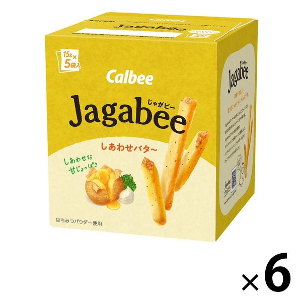 Jagabeeしあわせバタ～ 75g 6箱 カルビー スナック菓子