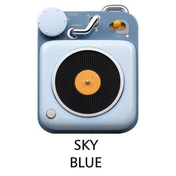 MUZEN ブルートゥース スピーカー BUTTON ボタン Sky blue スカイブルー 1個