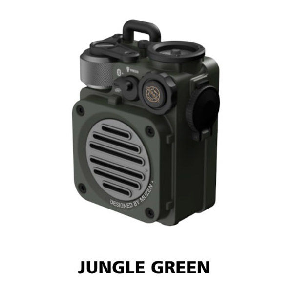 MUZEN Wild Mini Bluetoothスピーカー ジャングルグリーン