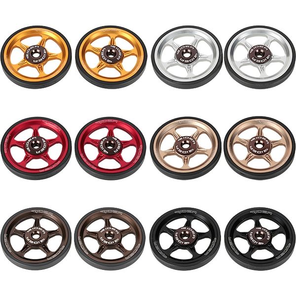 RIDEA Easy Wheel（Brompton） シルバー EW1 1セット（直送品