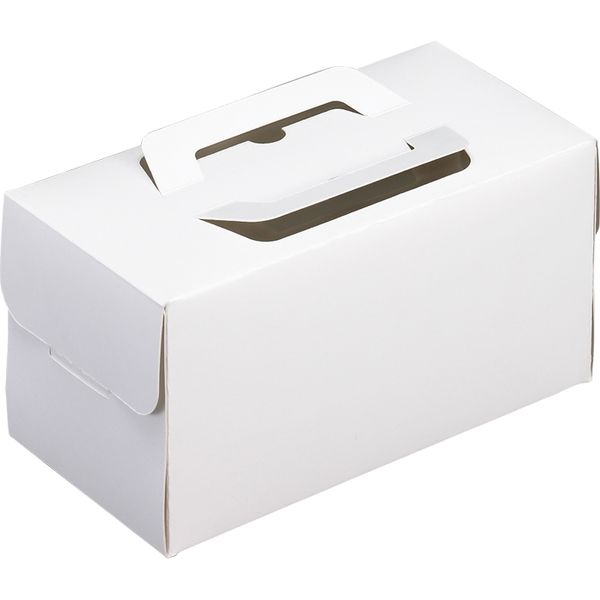 シモジマ 手提ゲロールケーキ箱 6寸函 004260110 1セット(1袋(10枚)×20)