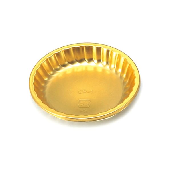 シモジマ ゴールドケーキプレート　CP-1 004260127 1セット(100枚入×20袋 合計2000枚)（直送品）