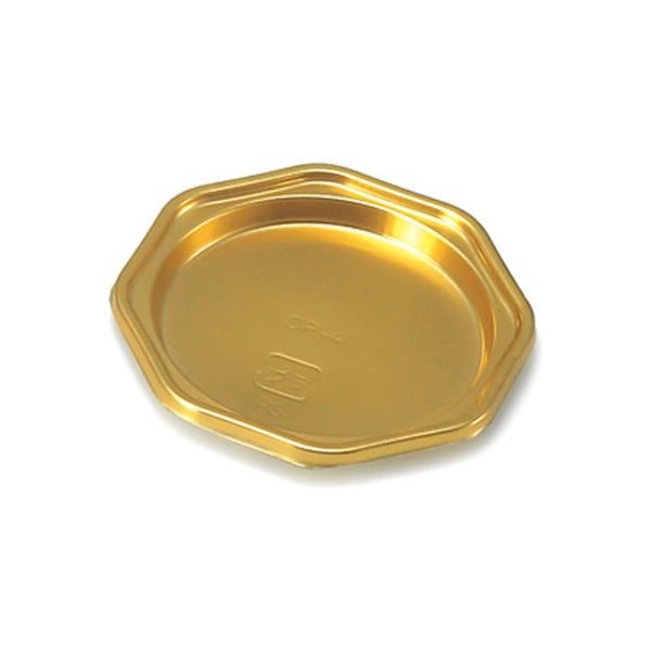 シモジマ ゴールドケーキプレート　CP-4 004260130 1セット(100枚入×20袋 合計2000枚)（直送品）