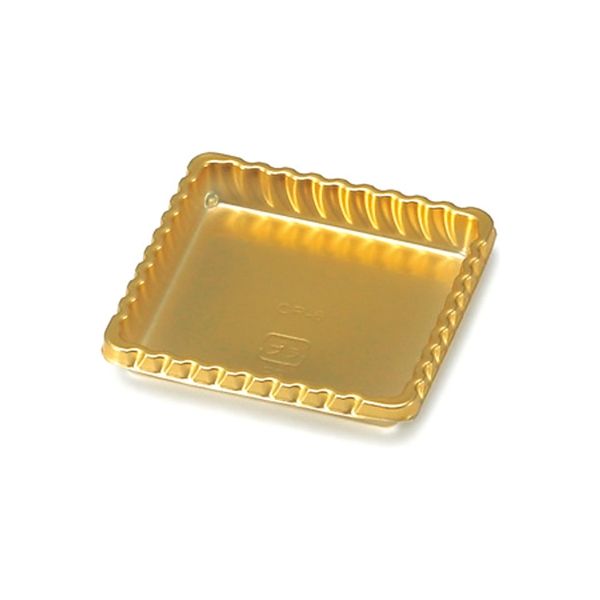 シモジマ ゴールドケーキプレート　CP-6 004260131 1セット(100枚入×20袋 合計2000枚)（直送品）