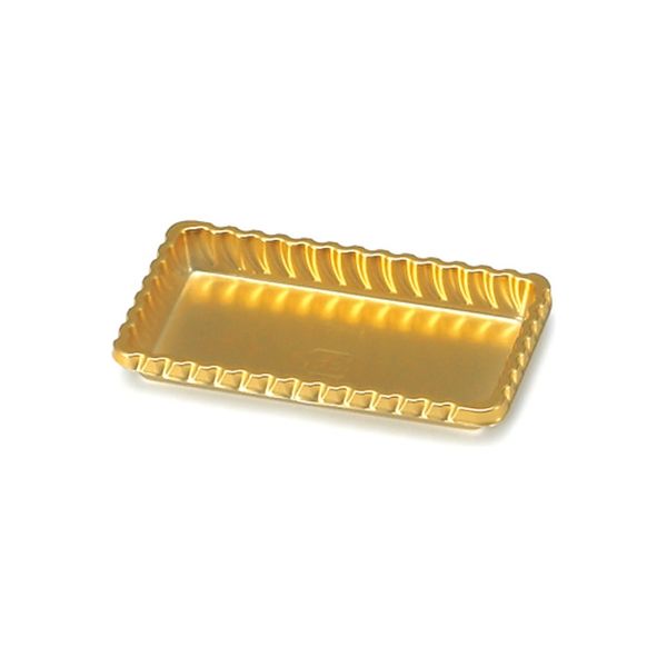 シモジマ ゴールドケーキプレート　CP-8 004260133 1セット(100枚入×20袋 合計2000枚)（直送品）