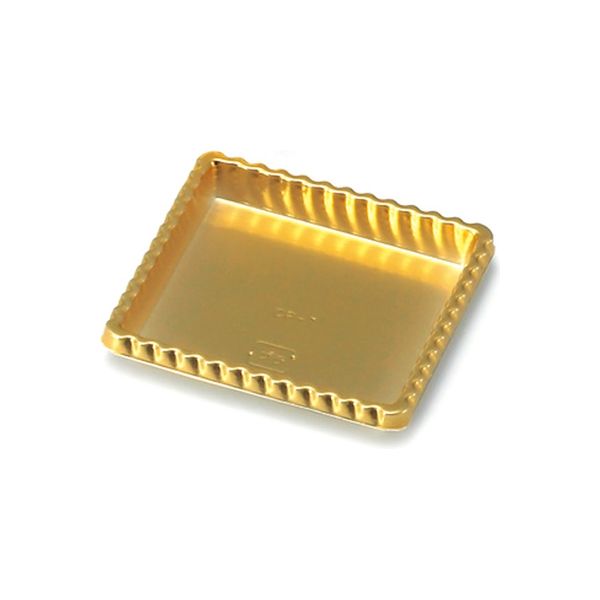 シモジマ ゴールドケーキプレート　CP-7 004260132 1セット(100枚入×20袋 合計2000枚)（直送品）