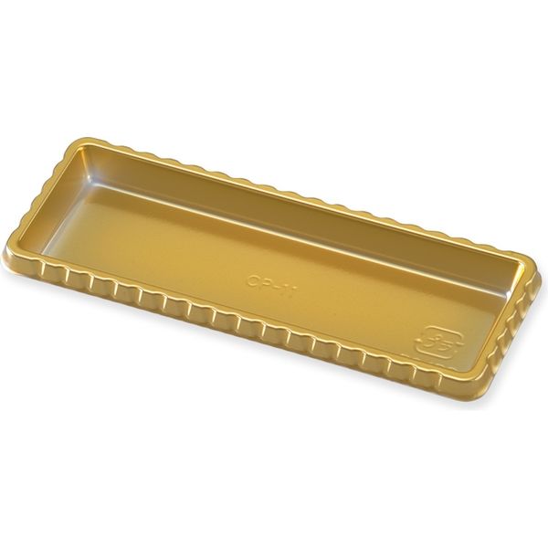シモジマ ゴールドケーキプレート　CP-11 004260135 1セット(100枚入×20袋 合計2000枚)（直送品）