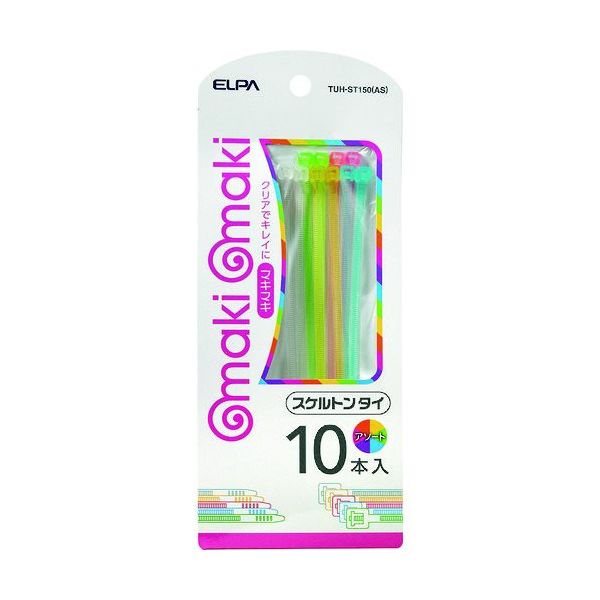 朝日電器 ELPA スケルトンタイ アソート TUH-ST150(AS) 1個 202-3010（直送品）