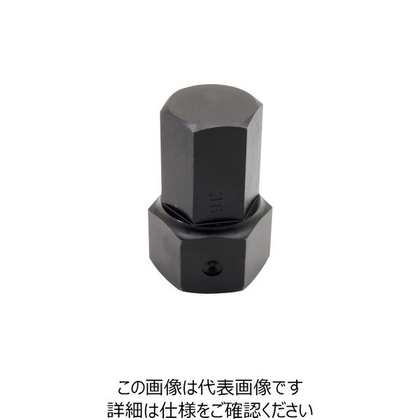 旭金属工業 ASH 打撃六角棒スパナ46mm交換用ビット DAT4600 1丁 242-8996（直送品）