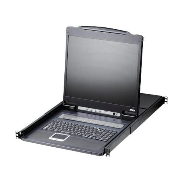 ATEN KVMドロワー 16ポート/19インチLCD一体型/ロングレール CL1316NJJL 1台 115-2126（直送品）