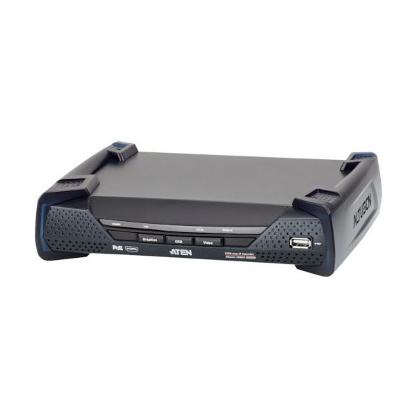 ATEN IPーKVMエクステンダー レシーバー/HDMI/4K/PoE対応/シングルディスプレイ KE8952R 1台 115-2426（直送品）