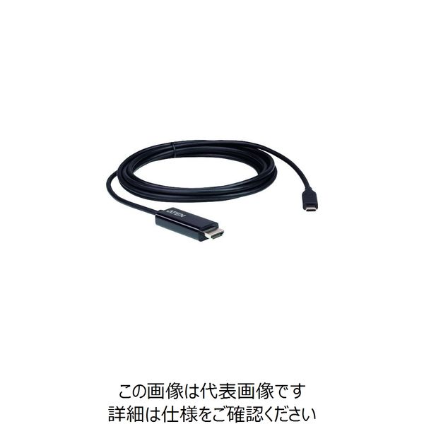 ATEN USBーC→4K HDMIケーブル(2.7m) UC3238 1本 251-9147（直送品）