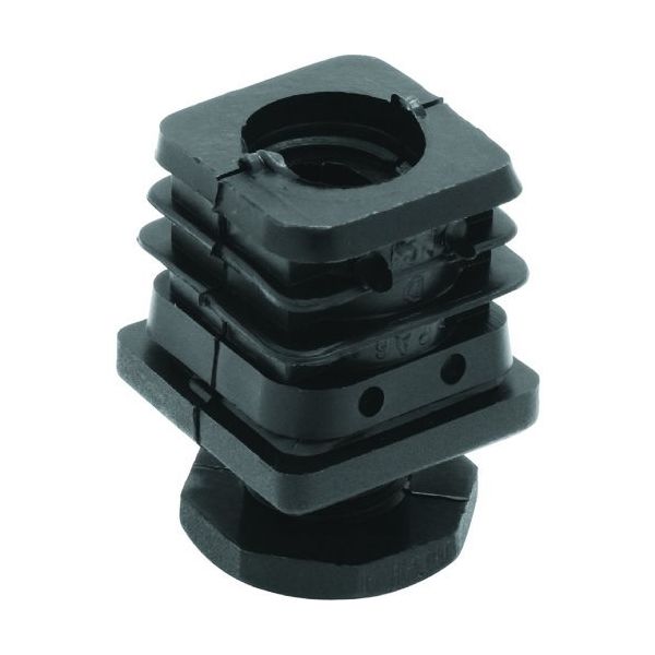 イマオコーポレーション ELESA 角パイプ用 エンドキャップ(調整型) NDAQ25-M16X30 1個 212-6953（直送品）