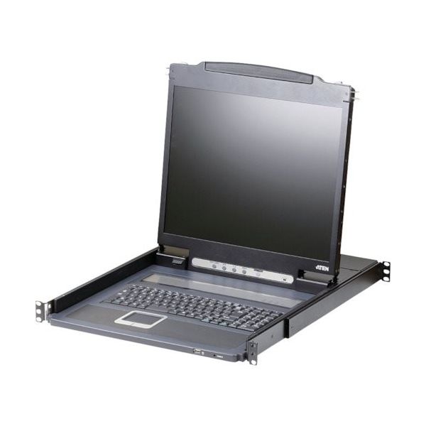 ATEN コンソールドロワー 19インチLCD/ロングレール/LEDバックライト省エネ軽量モデル CL3000NJJL 1台（直送品）