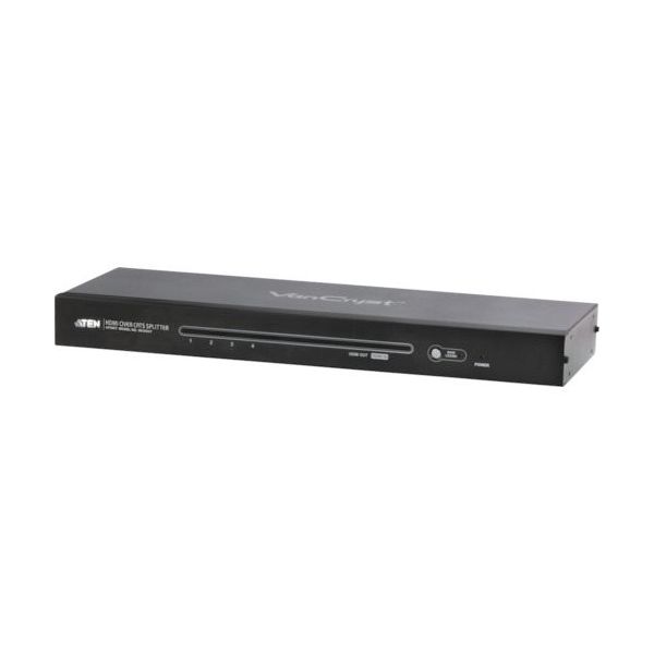 ATEN ビデオ分配送信器 HDMI / 1入力 4出力 Cat5 VS1804T 1台 123-3141（直送品）
