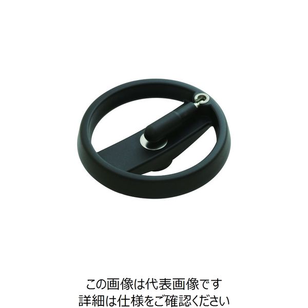 イマオコーポレーション ELESA ツイン スポーク ハンドル車 TWN80F-SUS 1個 213-6366（直送品）