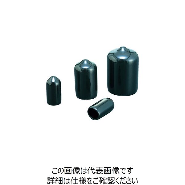 岩田製作所 IWATA キャップD PVC 角タイプ (100個入) HLHP200-B 1袋(100個) 221-4521（直送品）