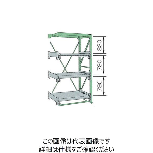 ムラテックKDS KDS スライドラックSSR10ー2809ー3HR SSR10-2809-3HR 1台(1個) 805-0911（直送品）