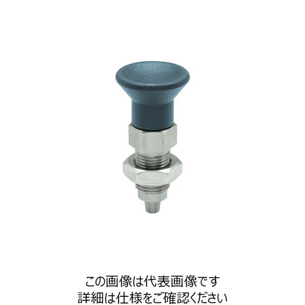 kipp インデックスプランジャー（テーパー、ハイポジションタイプ） HPNDX12TW-SUS 213-7772（直送品）