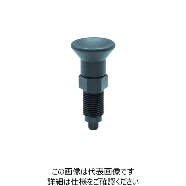 イマオコーポレーション kipp インデックスプランジャー(ストレート、ハイポジションタイプ) HPNDX16S 1個 214-2588（直送品）