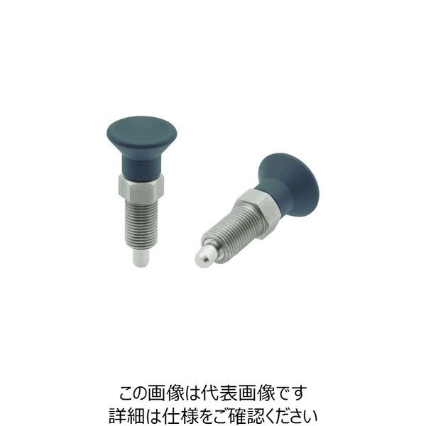 イマオコーポレーション kipp インデックスプランジャー(ロングストローク) NDXNE6W-SUS 1個 213-0115（直送品）