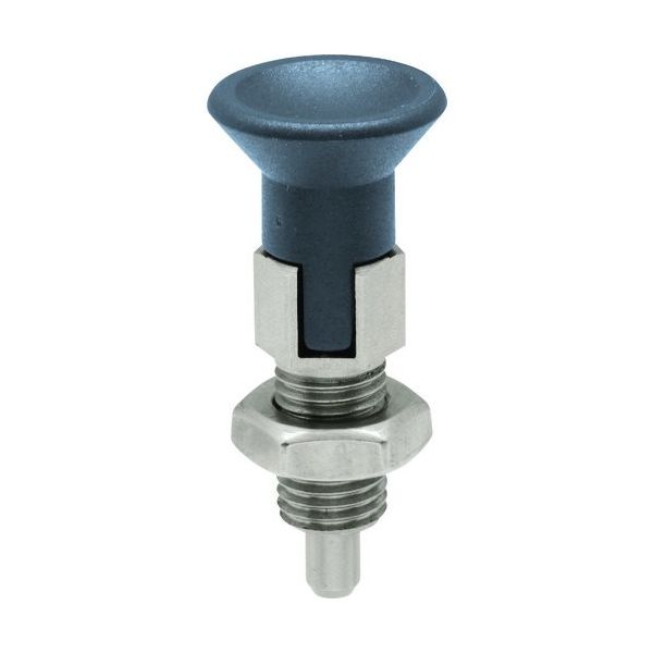 イマオコーポレーション kipp インデックスプランジャー(ロングストローク、ノーズロック型) NDXNE10ALW-SUS 1個（直送品）