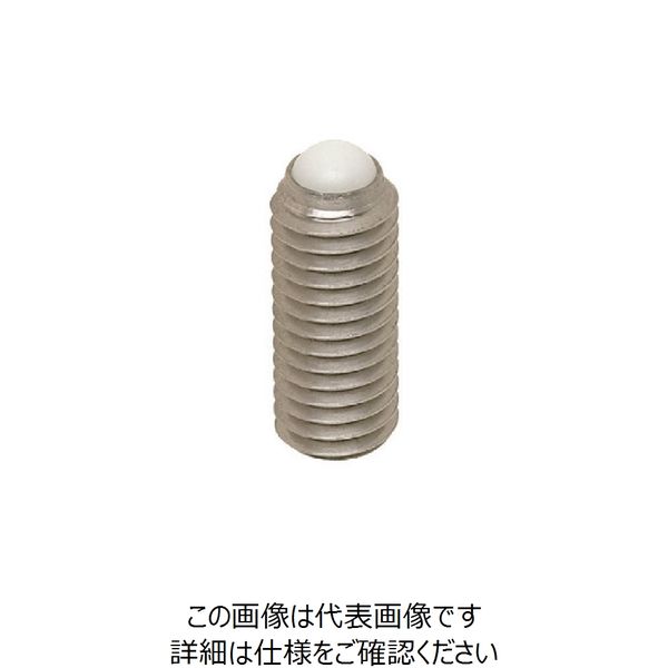 kipp ボールスクリュー 全長6.0mm ねじ径M4×0.70 BSRJ4X6-SUS 805-9996（直送品）