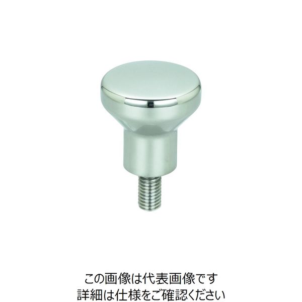 イマオコーポレーション kipp マッシュルーム型ノブHD(ハイジェニックデザイン)仕様 HD-LMK20M4X8 1個 213-9535（直送品）