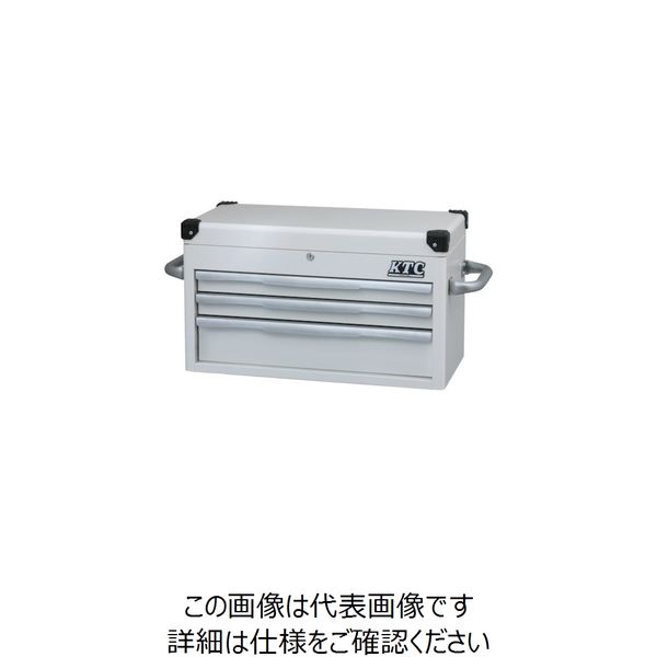 京都機械工具 KTC トップチェスト(3段3引出し)ホワイト EKR-1003WH 1個