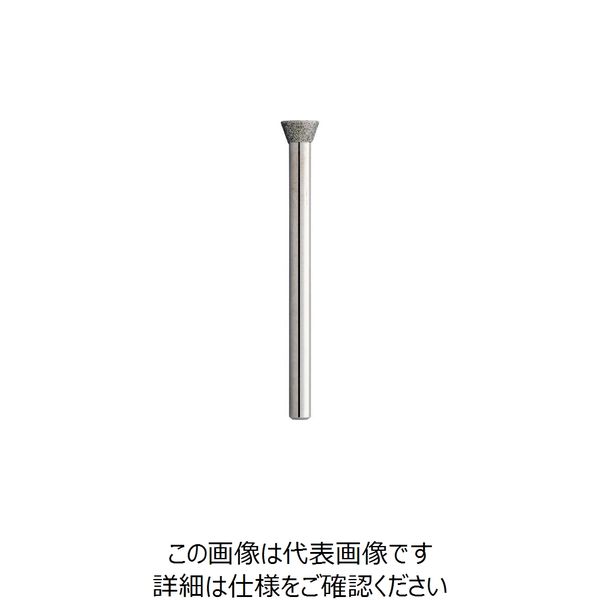 NRS ダイヤモンドバー メタリッジバー MB 5X3X3X40X20 SD120 GE6161 逆円錐 MBGE6161 1本（直送品）