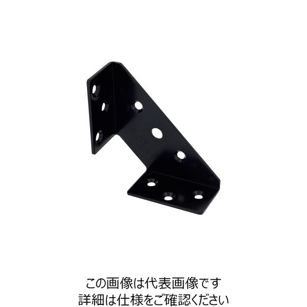 大里 OHSATO 黒塗装 2×4用金具 コーナー C1ーBK FRT-041 1個 268-2606