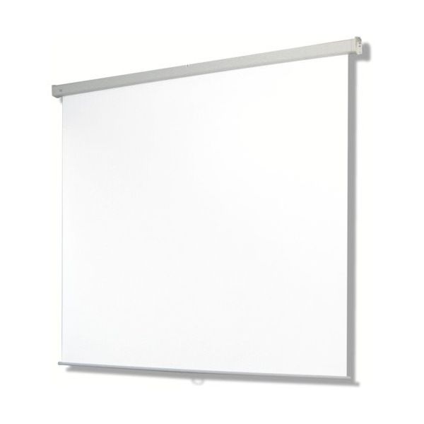 オーエス OS 83型 電動巻上式アスペクトフリースクリーン SEC-083FN-R1-WG901 1台 136-1696（直送品）