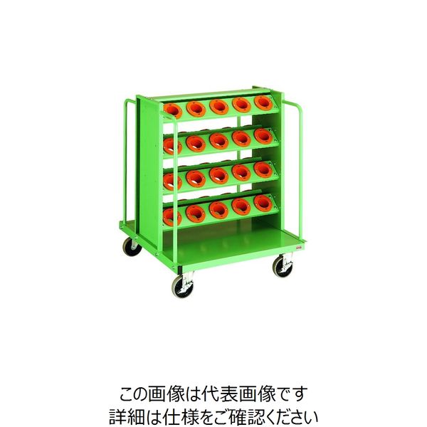 大阪製罐 OS ツーリングタワー(キャスター付)両面タイプ 間口832×奥行872×高さ1068 TN5020W 1台 152-0340（直送品） 69,934円